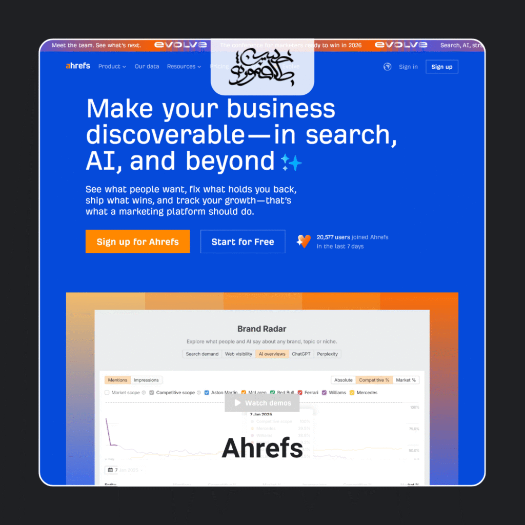 معرفی ابزار Ahrefs تولز در تهیه گزارش